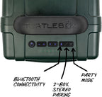 Turtlebox Cub - Altavoz Bluetooth para exteriores, color verde