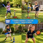 TOY Life Juego de bolas 4 en 1 para niños pequeños de 3 a 5 años con