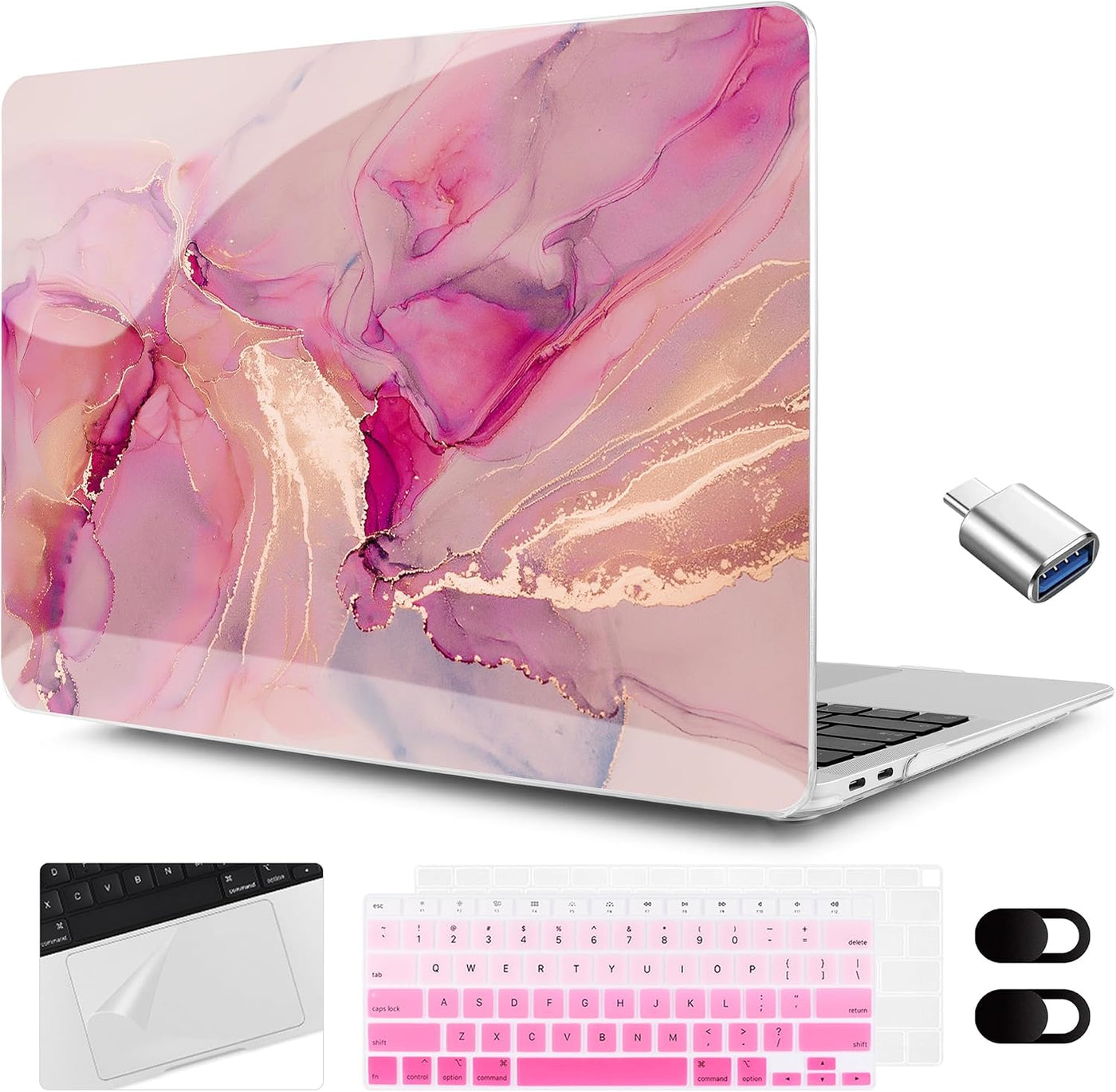 MEEgoodo Funda para MacBook Air de 13.3 pulgadas 2021 2020 2019 201...