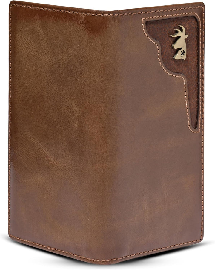 House of Jack Co. Cartera larga para hombre | Cuero de grano comple...