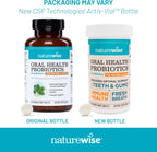 NatureWise Probióticos orales para boca, mal aliento masticables