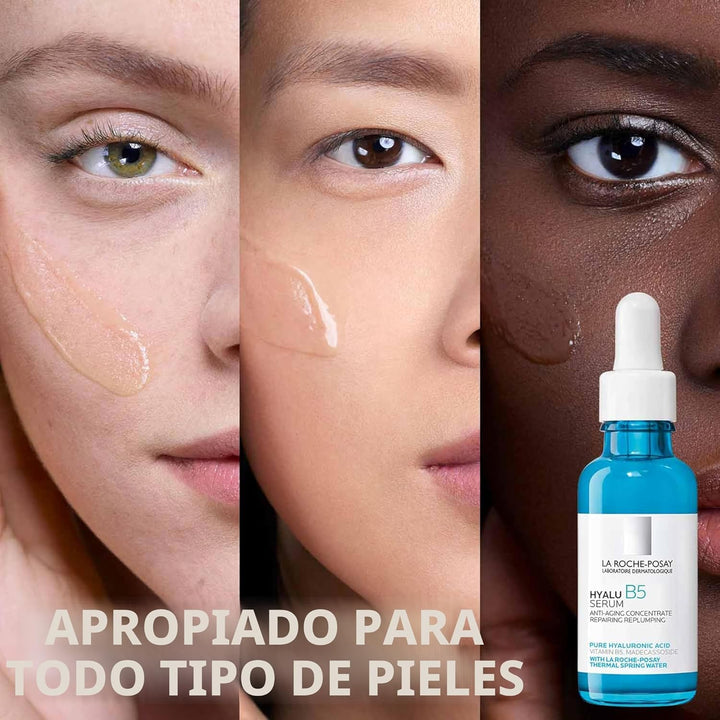 La Roche-Posay Hyalu B5 Pure Hyaluronic Acid Serum for Face, Vitami...