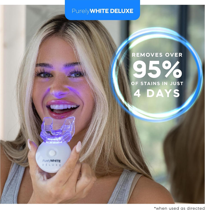 PurelyWHITE DELUXE Kit de blanqueamiento dental, blanqueamiento den...