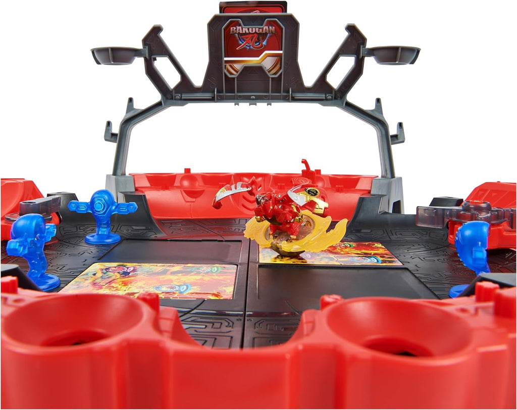 Bakugan Arena de batalla con Dragonoide exclusivo de ataque especial, figura de acción giratoria personalizable y set de juego, juguetes para niños y niñas de 6 años en adelante