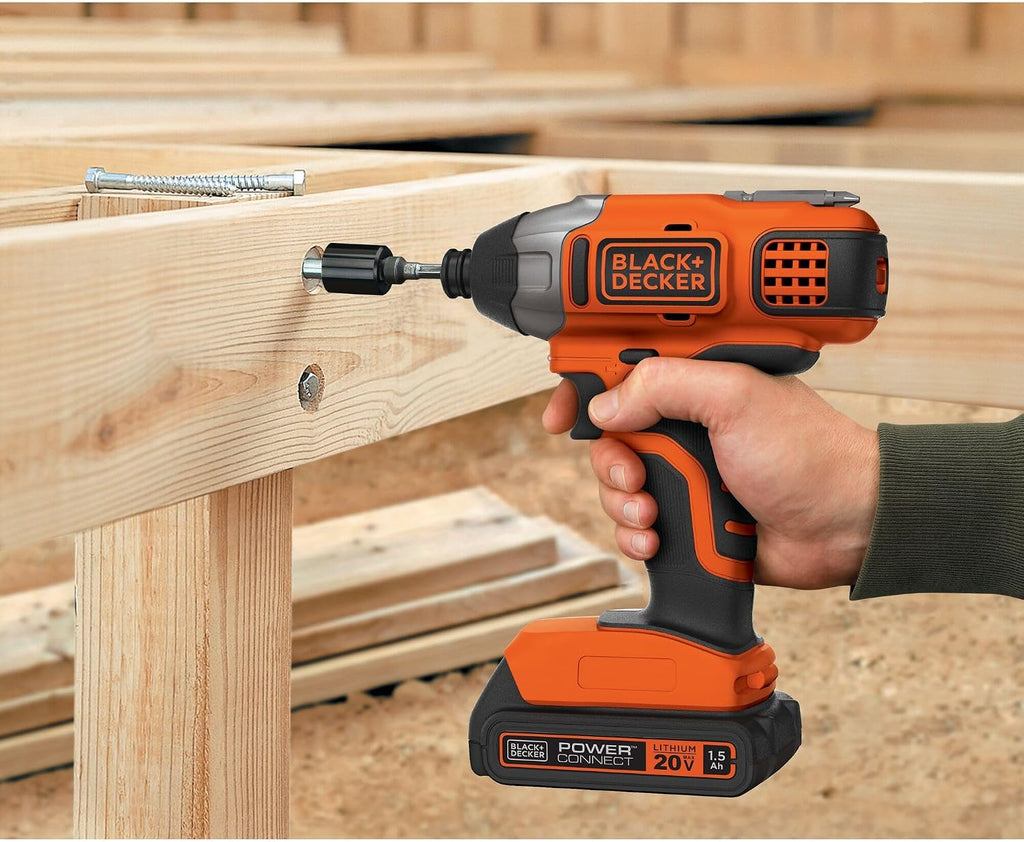 Taladro Black & Decker (BDCI20C) de batería de litio, 20 V máximo
