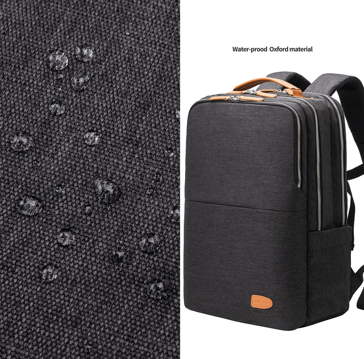 NOBLEMAN Mochila para portátil de viaje para hombres, resistente al...