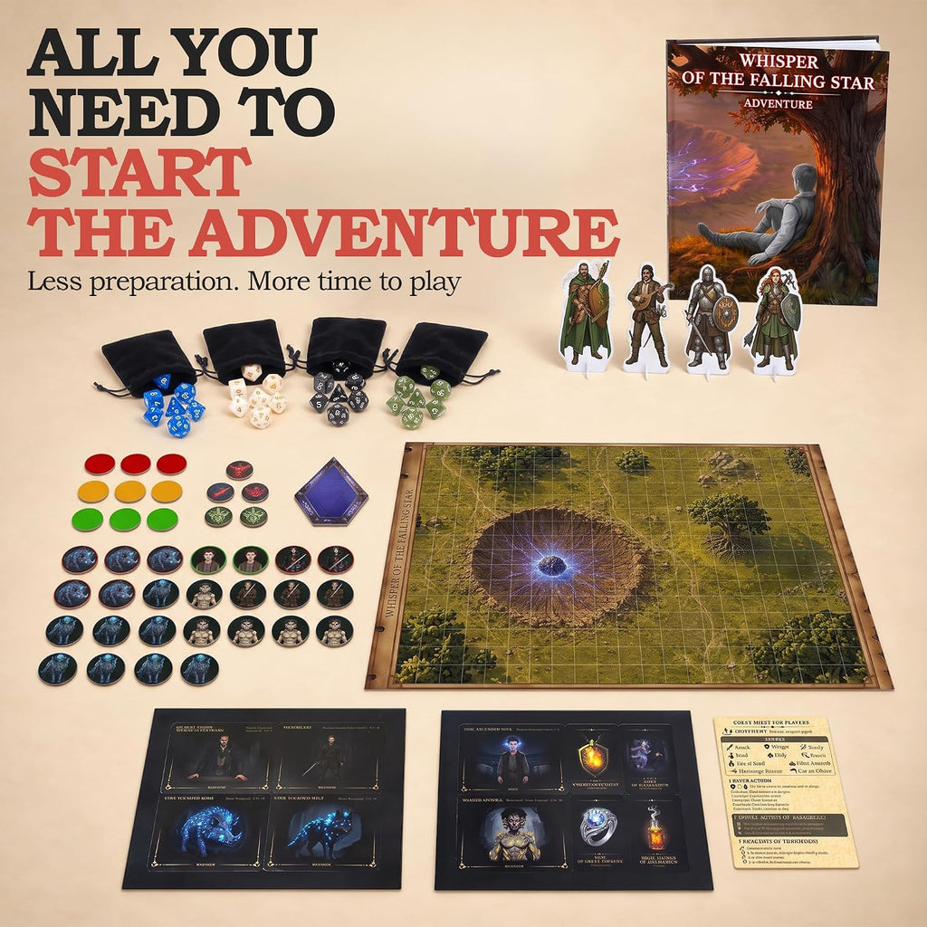 Juego de iniciación compatible con Dungeons and Dragons, juego de mesa RPG