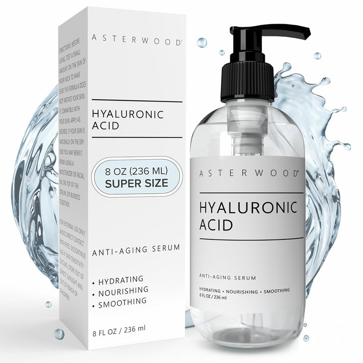 Asterwood Suero de Ácido Hialurónico para el Rostro - Reafirmante,...