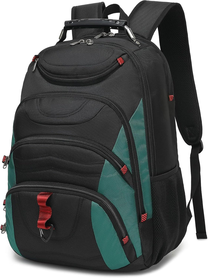 Mochila para laptop Boavan para hombres (Negro, 15.6 pulgadas), Ele...