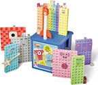 hand2mind Numberblocks Heroes con Ceros, juego de cubos MathLink