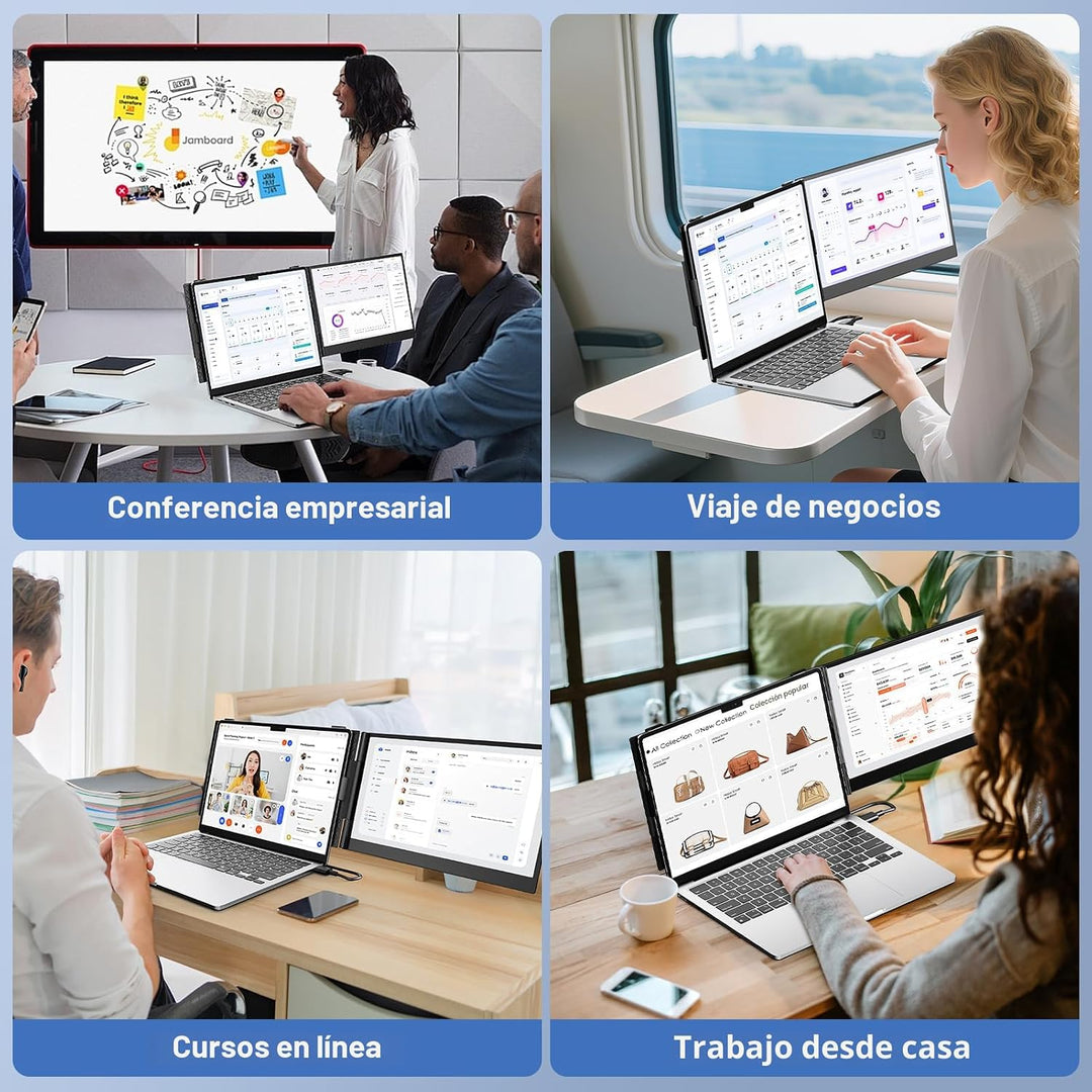 Extensor de pantalla para laptop, monitor portátil FHD 1080P IPS de...