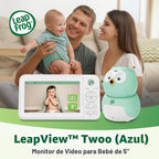 LeapFrog Cámara de monitor de bebé sin WiFi y audio LeapView Twoo, pantalla