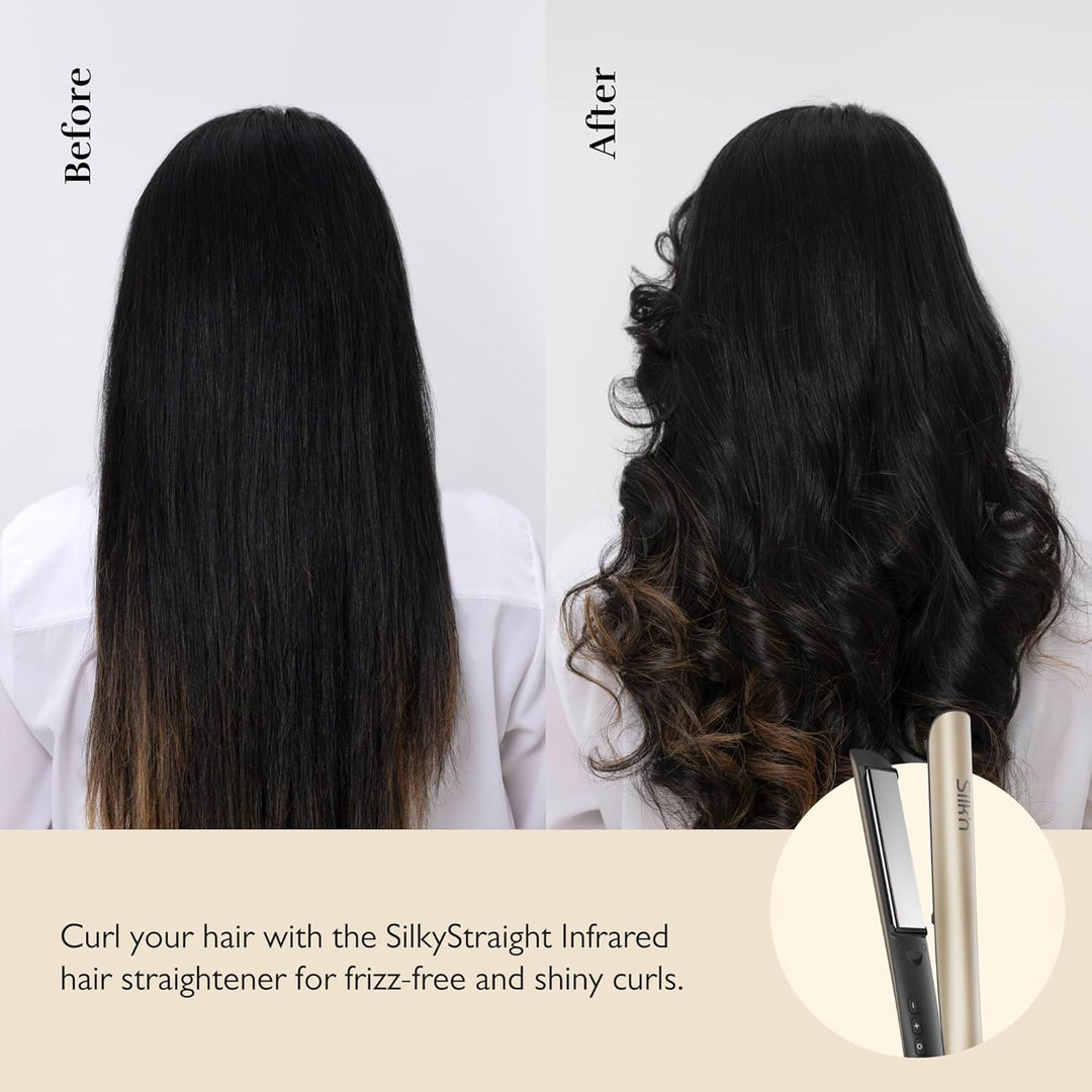Silk'n Plancha profesional 2 en 1 para mujer, plancha plana de...