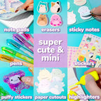 Squishmallows Original Mini Squish Squad Collection, Set de Papelería, Más de 750 Piezas