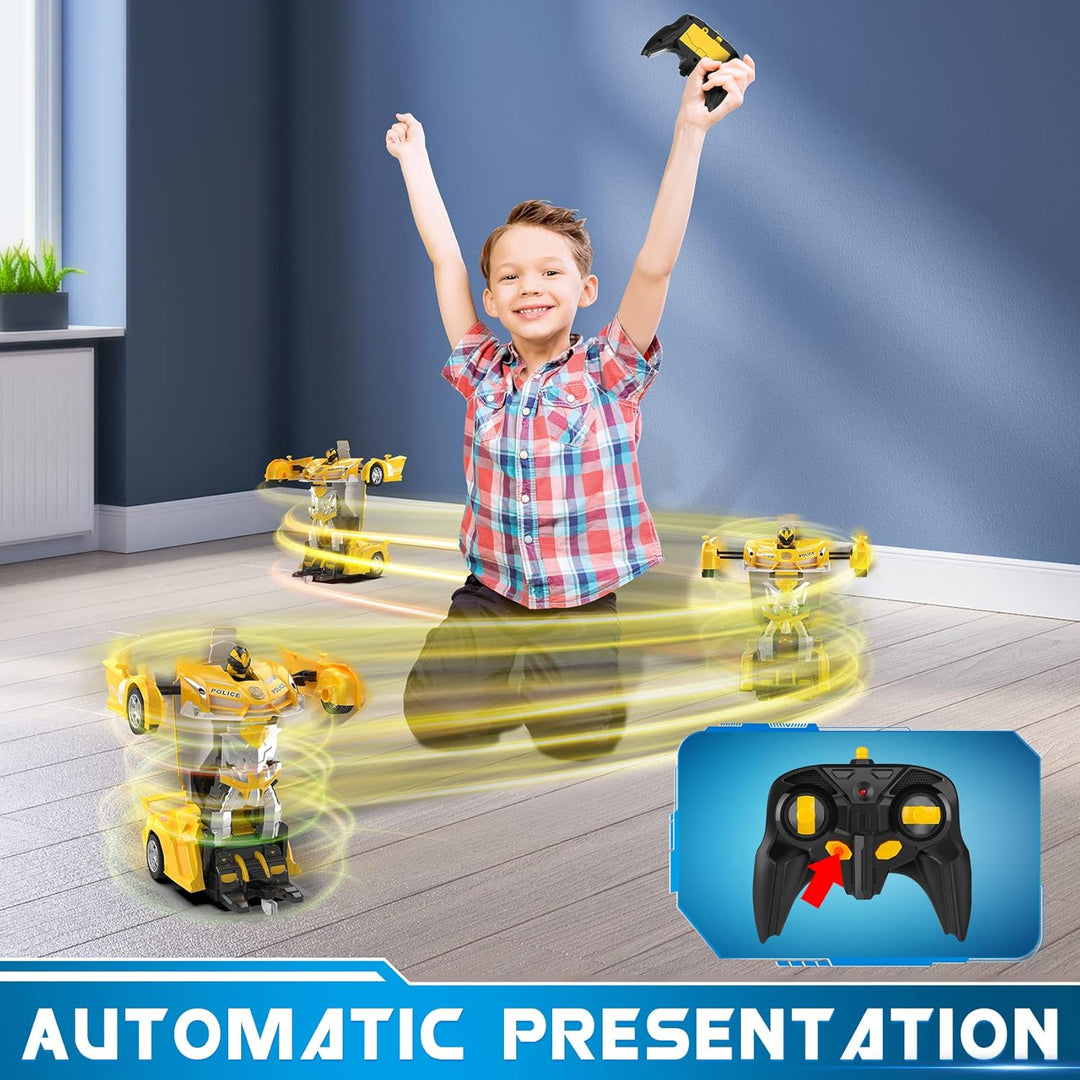 FDJ Automóvil a control remoto \u2013 Robot de automóvil transforma...