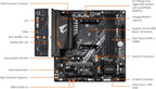 GIGABYTE B550M AORUS Elite AX (rev 1.3) Placa base AMD AM4 mATX, B550M|AE|M.2 x2|WIFI6