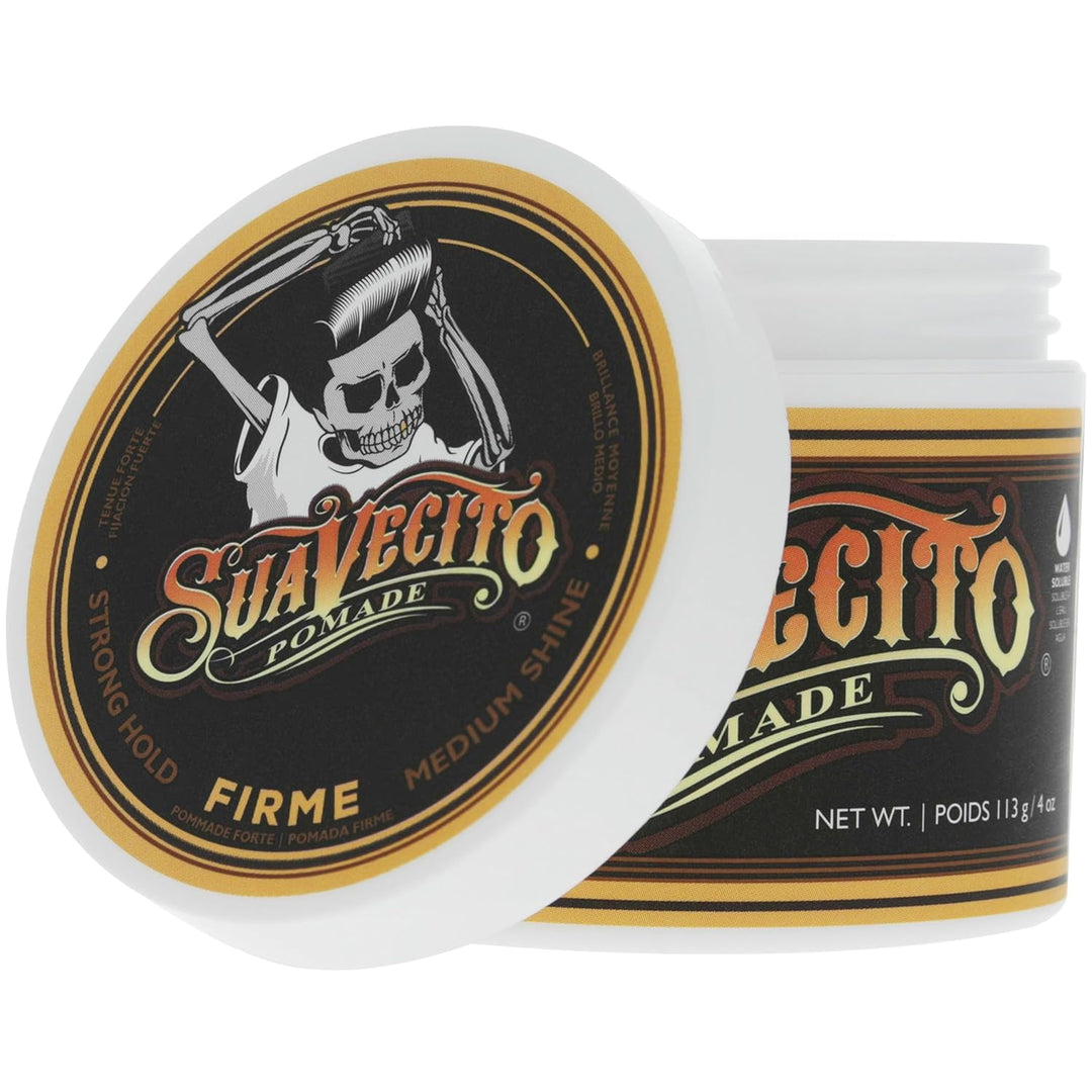 Suavecito Pomade Firme (Fuerte) Fijación 4 oz, 1 Paquete - Pomada P...