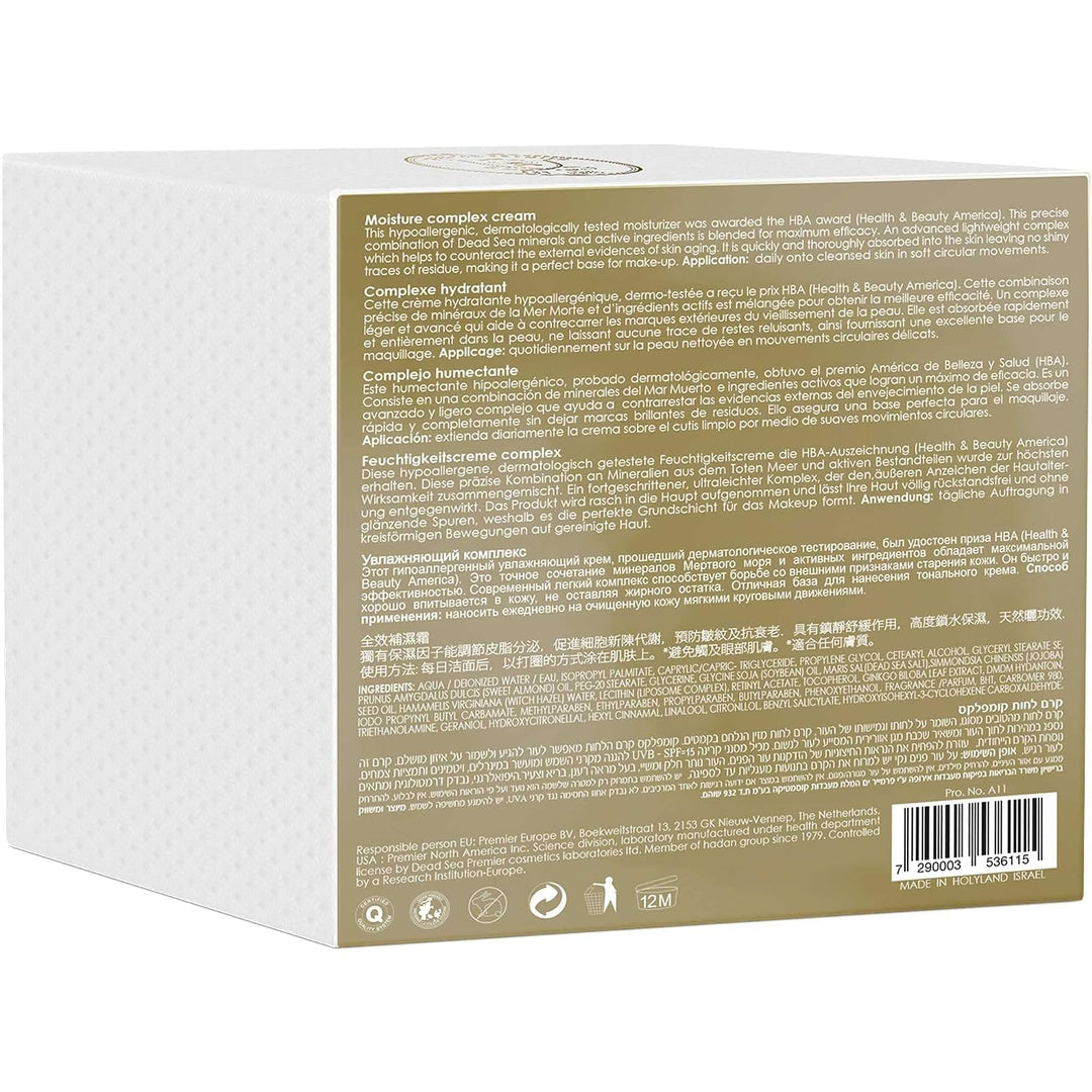 Premier Dead Sea Classic Crema compleja de humedad normal a piel se...