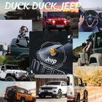 Paquete de 100 patos de goma a granel para niños, juguetes de baño y patos Jeep para patos, flotadores de pato para niños, accesorios para duchas de tiempo, regalos de fiesta de cumpleaños para bebé