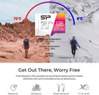 Silicon Power - Paquete de 3 tarjetas de memoria microSDXC Elite, 3x 128 GB, Adaptador incluido