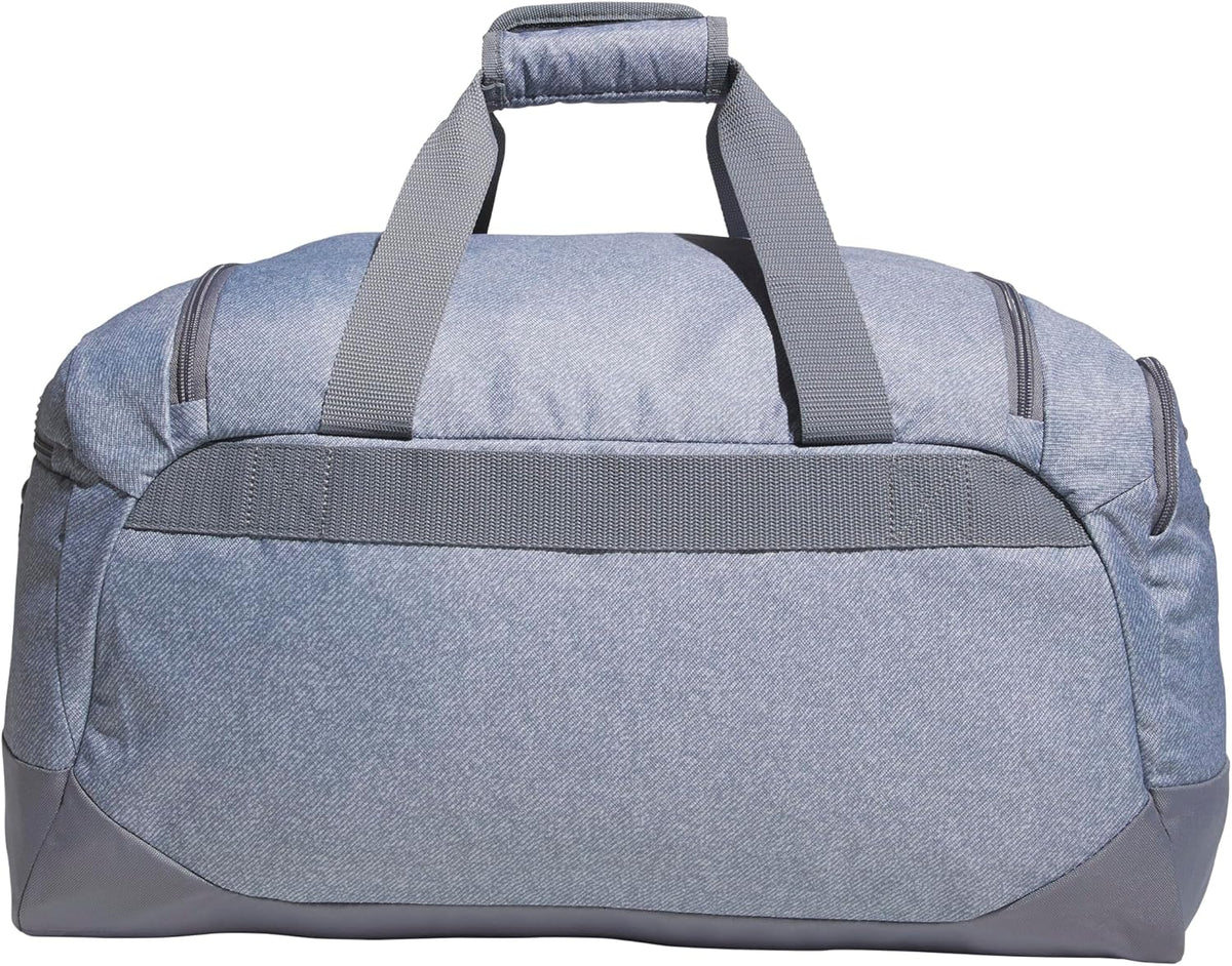 adidas Defender - Bolsa de lona color gris y oro rosa, OSFA