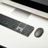 Combo de teclado y ratón inalámbricos Amazon Basics Ultra Premium -...