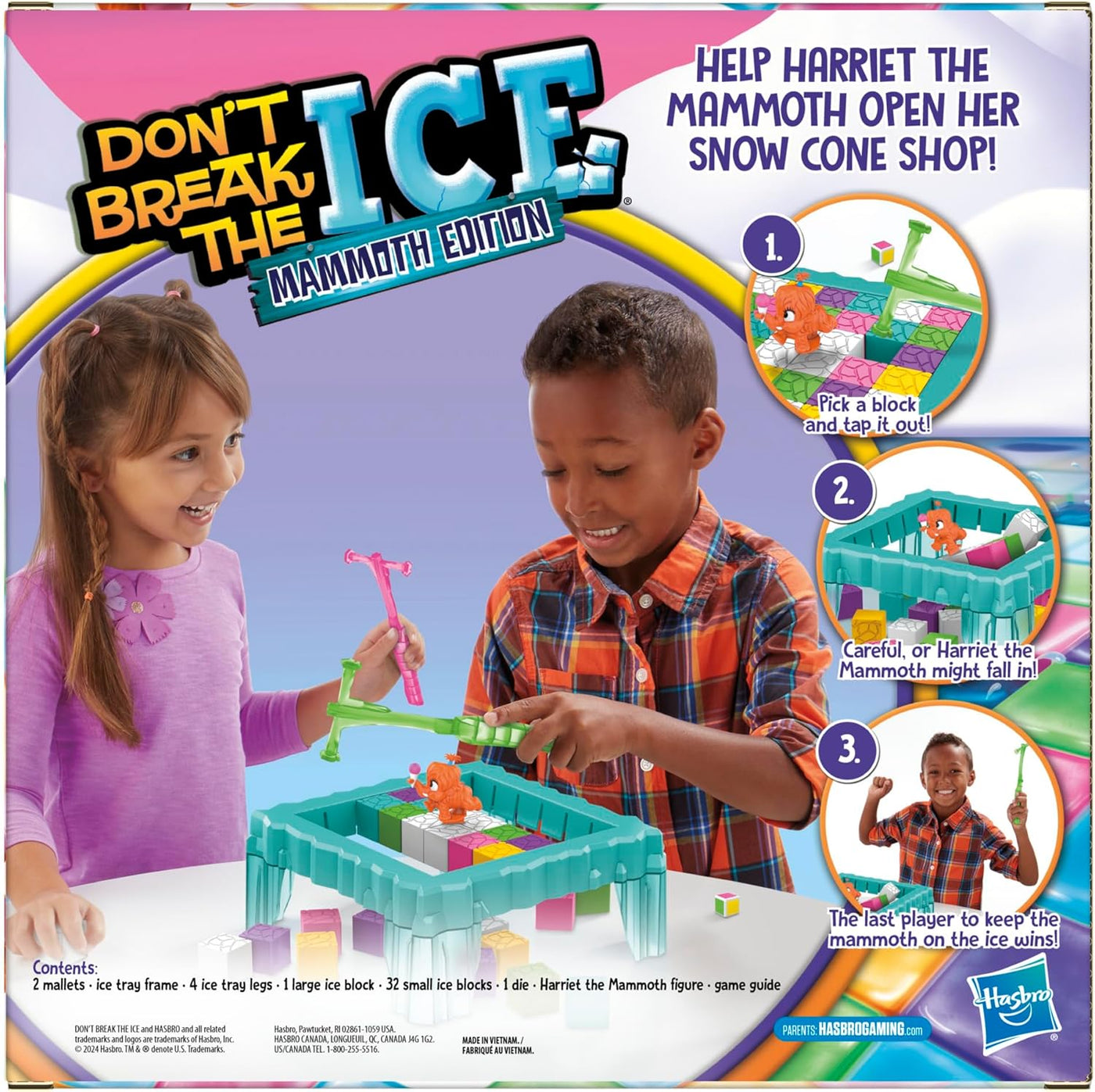 Juego de mesa No rompas el hielo edición Mamut de 3 años