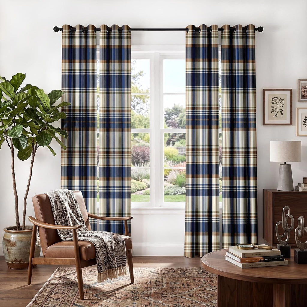 4 paneles de cortinas opacas, cortinas de oscurecimiento de