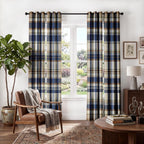 4 paneles de cortinas opacas, cortinas de oscurecimiento de