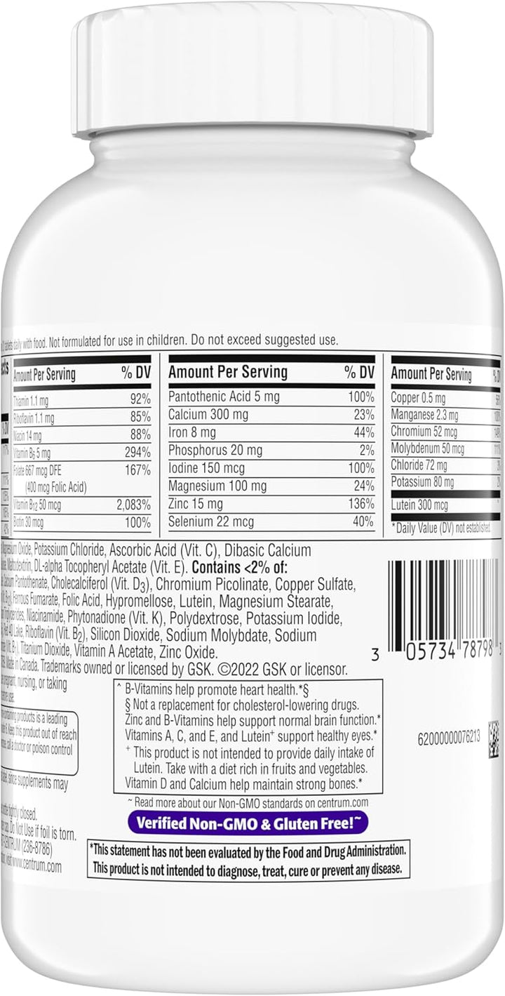 Centrum Minis Silver Multivitamínico para mujer 50 Plus