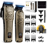 BESTBOMG® Cortapelo profesional para hombres, juego de cortapelos y...