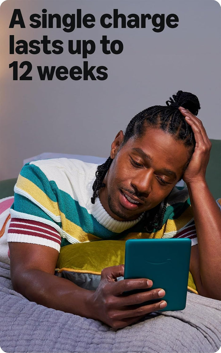 Amazon Kindle Paperwhite 16 GB (último modelo): 20% más rápido, con nueva pantalla de 7″ sin reflejos y batería que dura por semanas – Negro