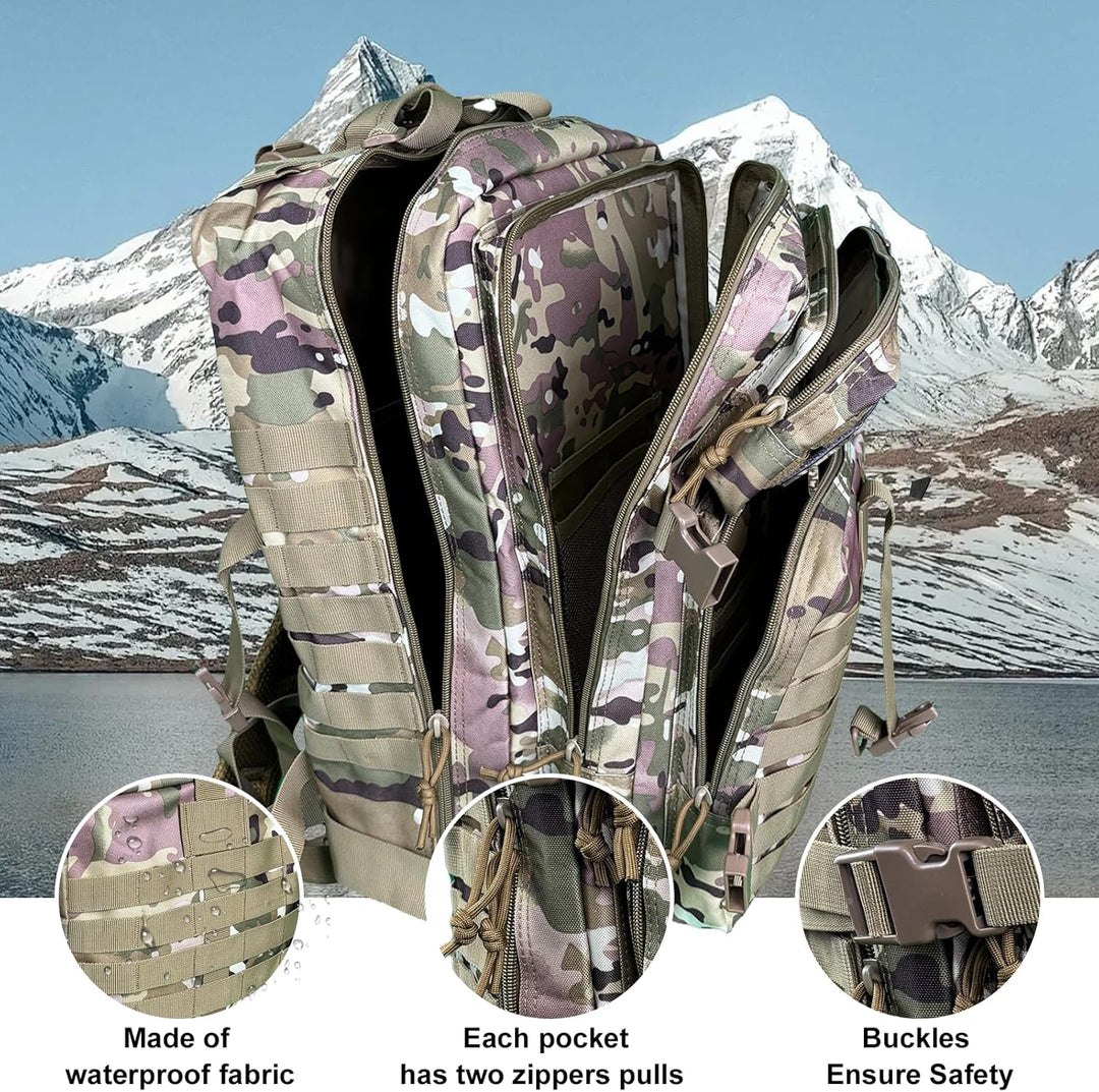 Oraynn - Mochila táctica militar grande de 50L, mochila de asalto M...