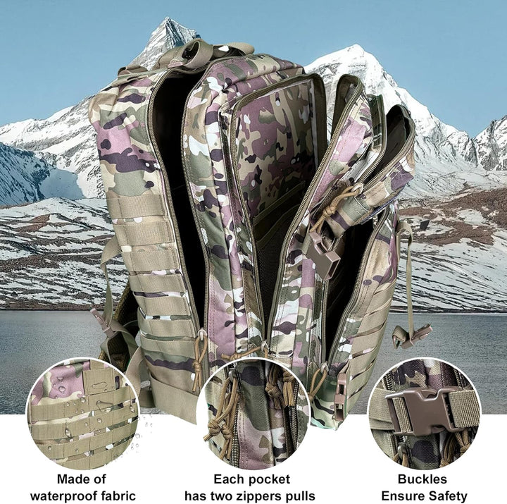 Oraynn - Mochila táctica militar grande de 50L, mochila de asalto M...