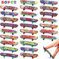 POPLAY 50 mini patinetas de dedo mini patineta de juguete