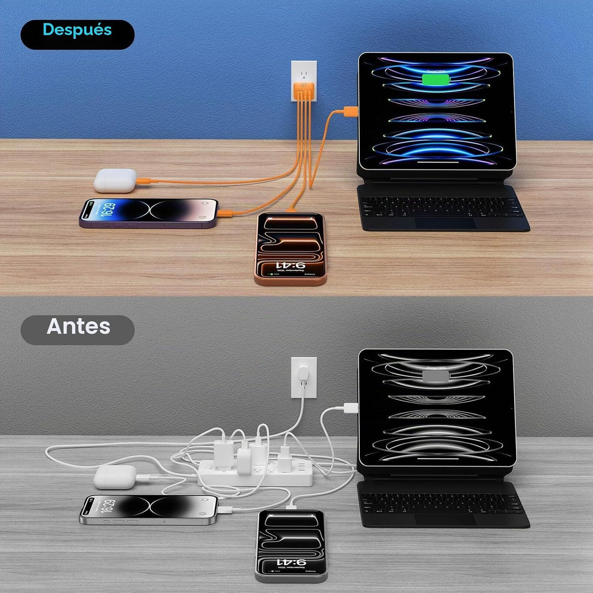 Bloques de carga rápida del teléfono del cargador del cargador de la pared