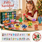 Calendario de Adviento 2026 para niños mayores de 6 flores, juegos de