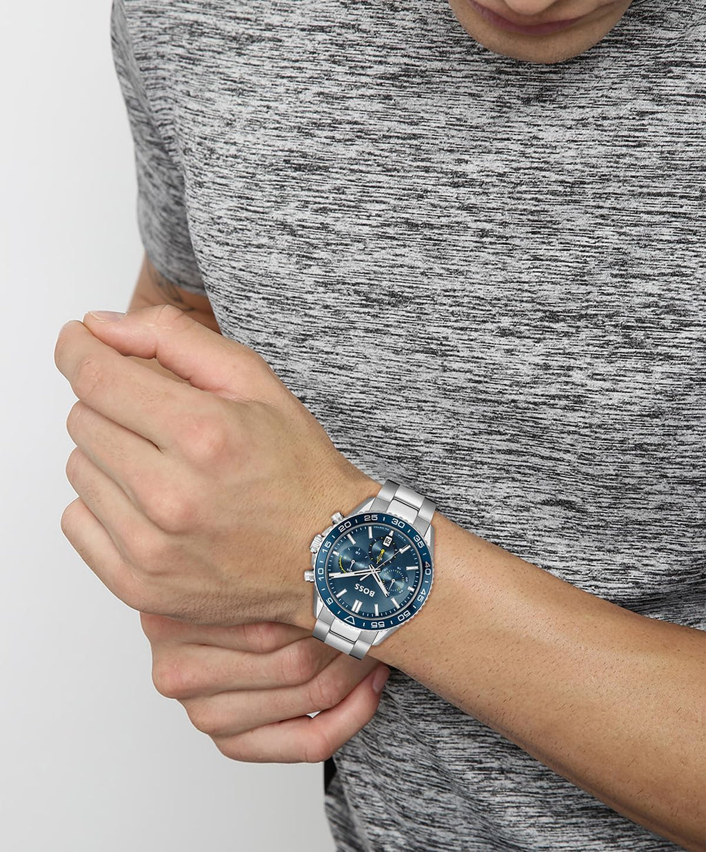 BOSS Reloj cronógrafo de cuarzo de alta calidad para hombre | Resistencia al agua hasta 164 ft (modelo 1514143)