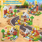 ToyUnited - 200 bloques magnéticos iluminados, bloques de construcción magnéticos, apilables, temática de construcción, STEM Montessori sensorial, regalos de cumpleaños, juguetes para niños y niñas de 3 a 12 años