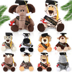HyDren Juego de 10 animales de peluche de safari de graduación