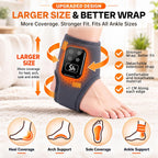 2 unidades Foot Renew Masajeador para neuropatía con calor y vibración, gris