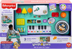 Fisher-Price Juguete para bebés y niños pequeños, mesa de DJ para reír y aprender con actividades musicales educativas para el desarrollo de niños a partir de 6 meses