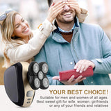 Telfun - Afeitadoras de cabeza eléctricas 5 en 1 para hombres calvo...