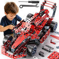 Kits de autos de carreras de modelo de metal – Proyectos STEM para niños de 8 a 12 años, juguetes educativos de construcción de ensamblaje, juguetes de coche para niños y niñas de 8, 9, 10