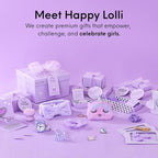 LolliBox Birthday Gift Set para niñasTween y adolescentes de 8–15 años, lista para regalar, 8 regalos envueltos individualmente