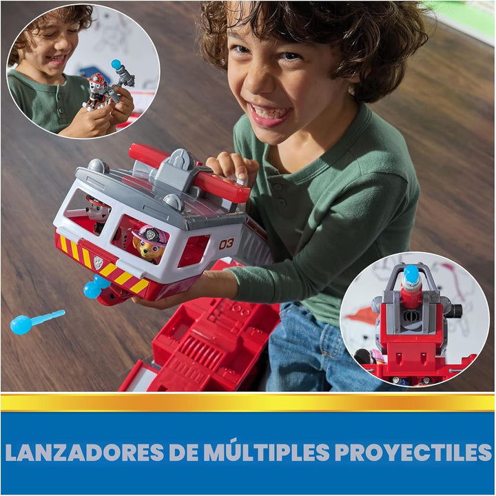 PAW Patrol Ultimate Rescue - Camión de bomberos con escalera de 2 p...