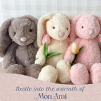MON AMI Coco Bunny - Conejo de peluche de 13 pulgadas, conejo de Pascua