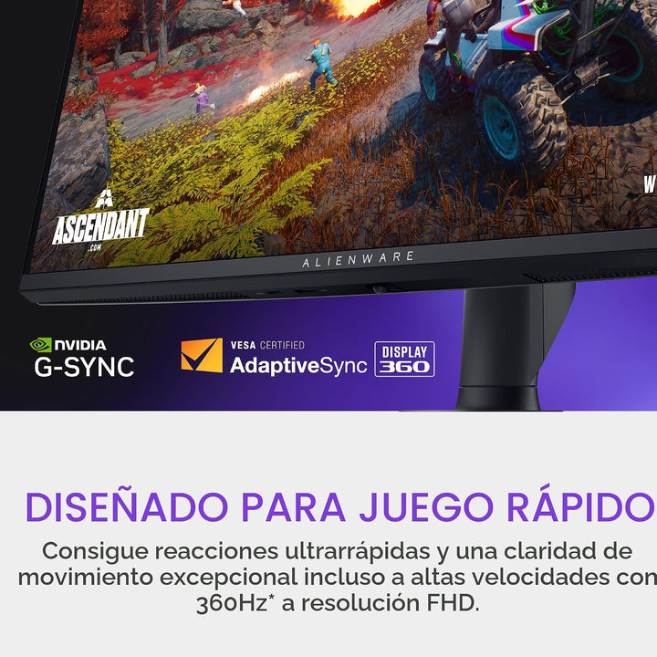 Alienware 27 Monitor de juegos de resolución dual - AW2725QF - 4K a...