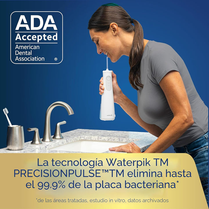 Waterpik Irrigador dental inalámbrico 5100 para viajes y hogar, rec...