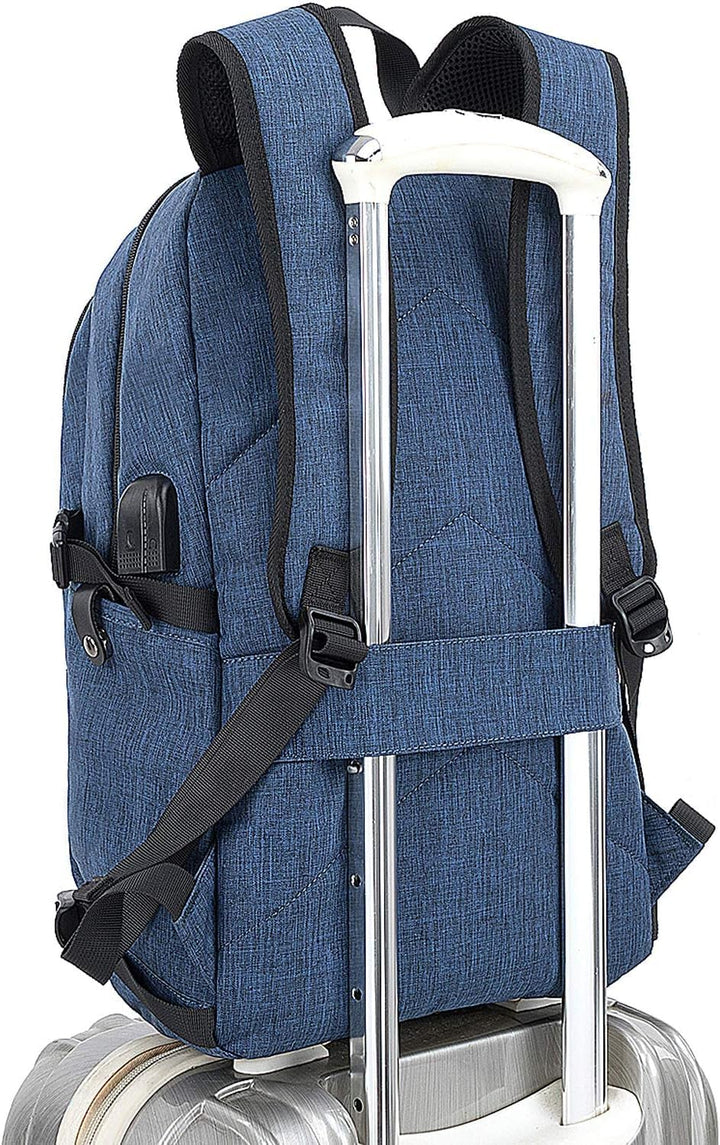 Tzowla, mochila de negocios para computadora portátil antirrobo, co...